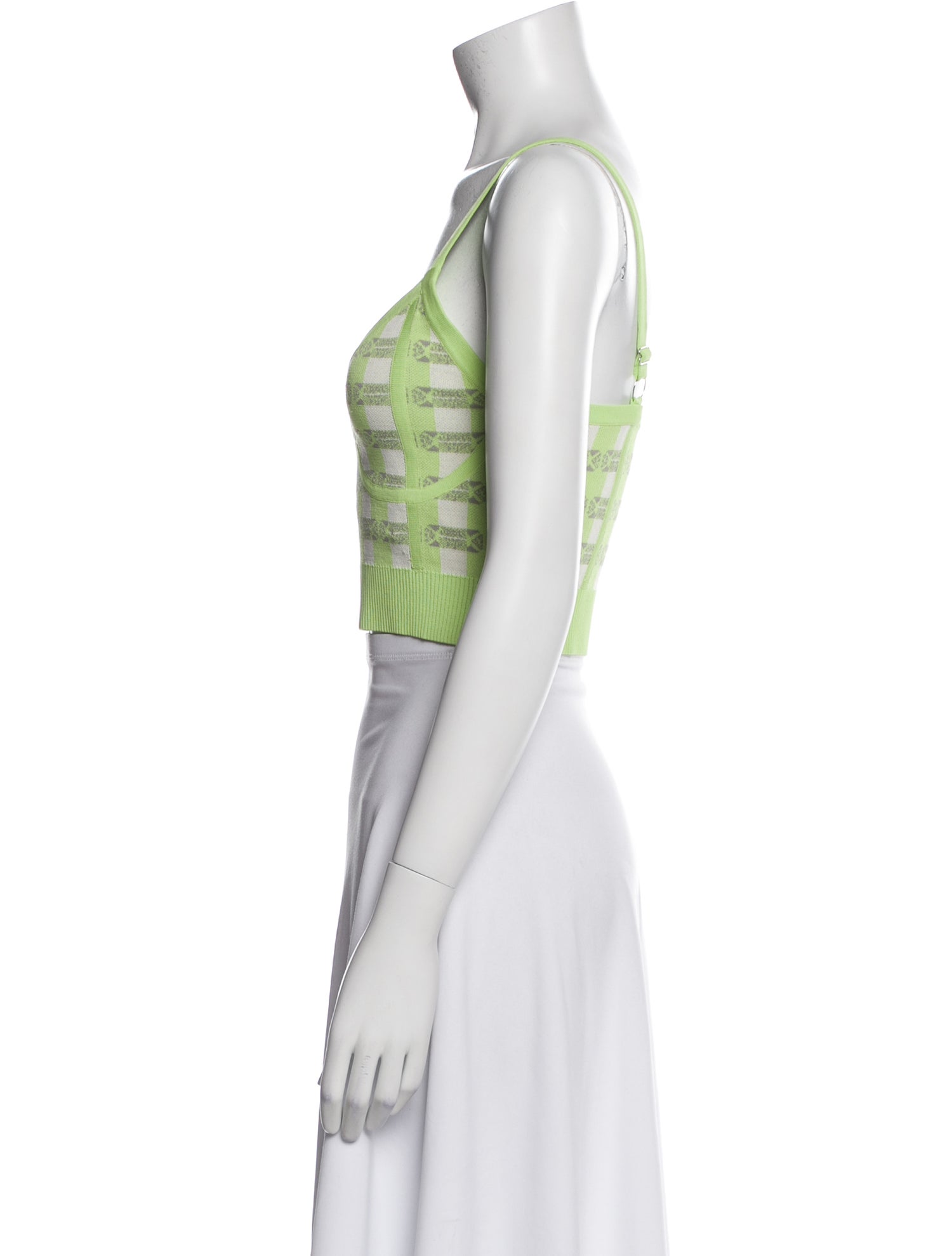 Baum und Pferdgarten Printed V-Neck Crop Top