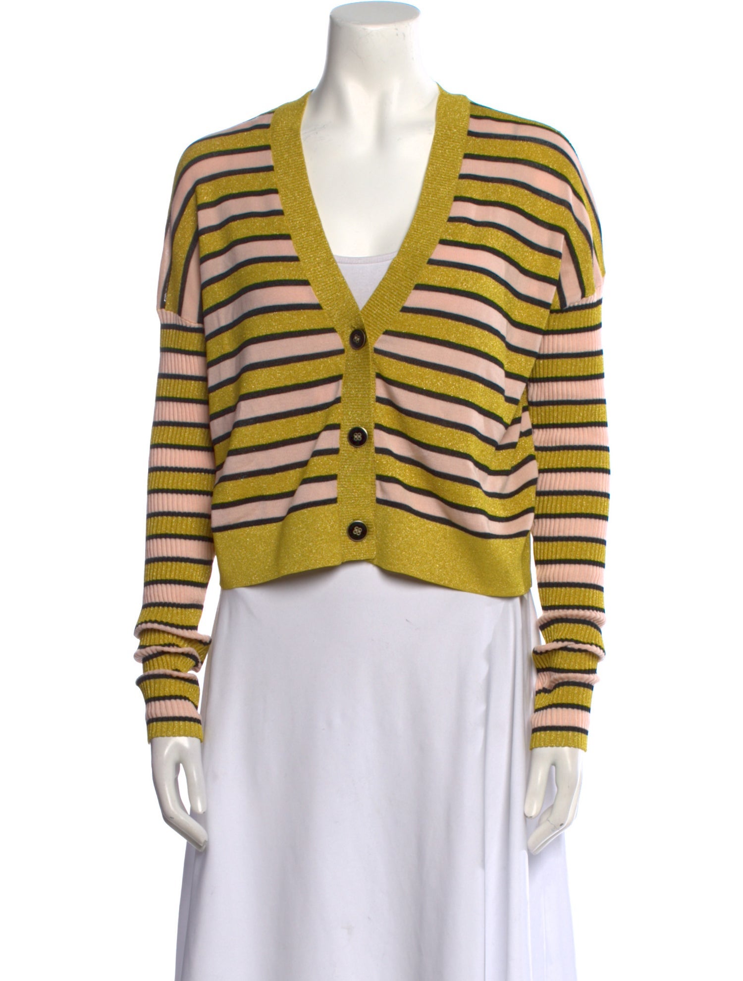 Baum und Pferdgarten Striped V-Neck Sweater