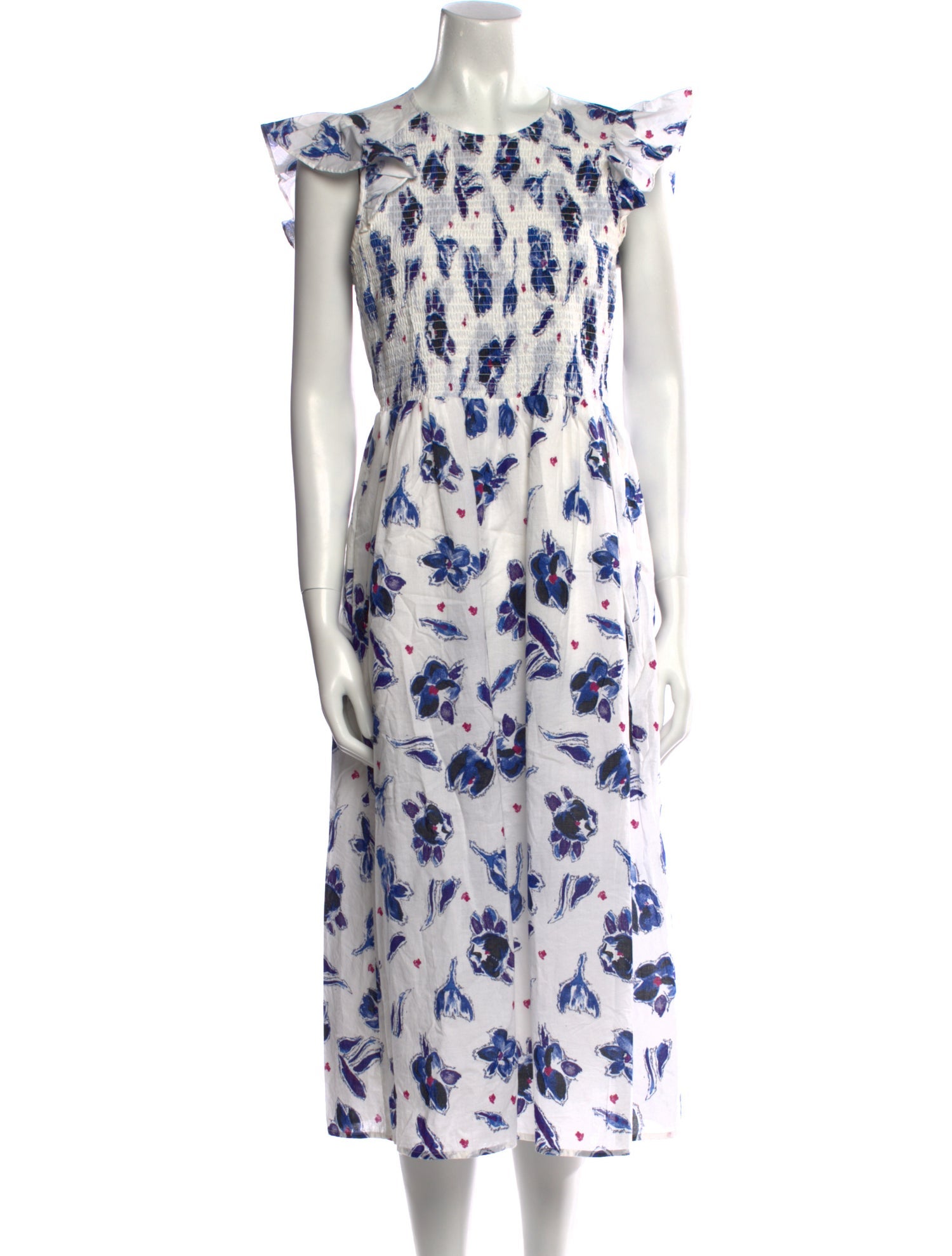 Baum und Pferdgarten Floral Print Midi Length Dress