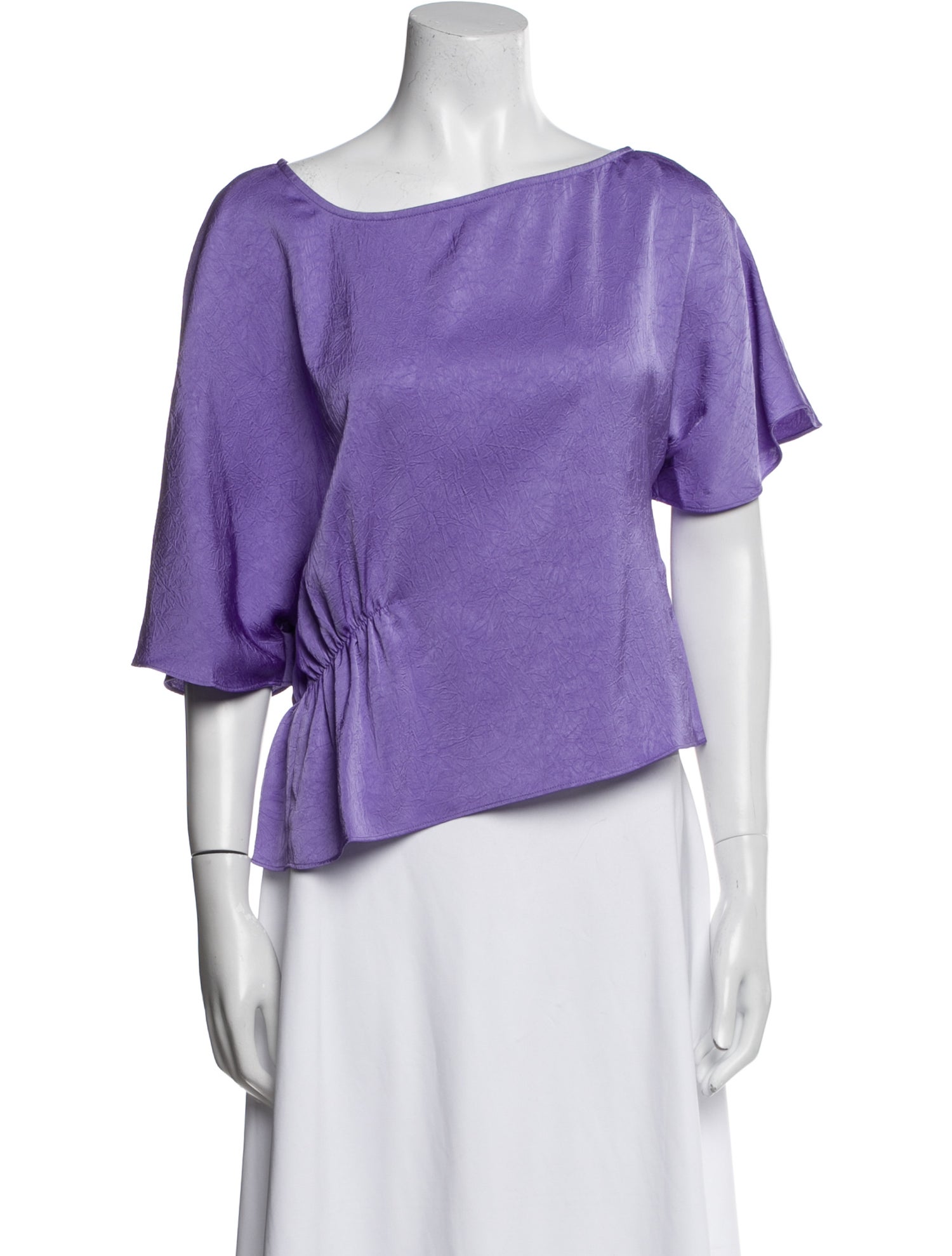 Baum und Pferdgarten One-Shoulder Short Sleeve Top