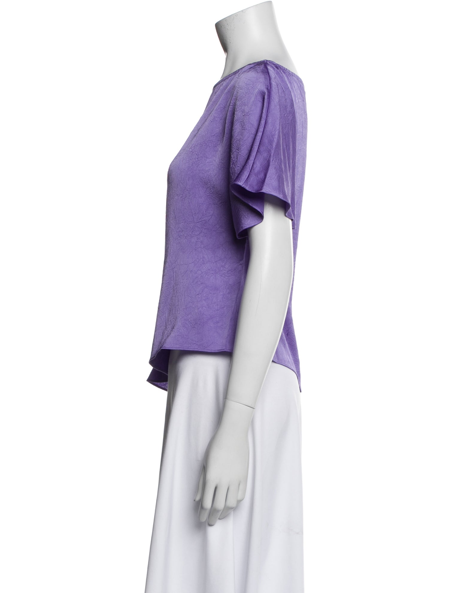 Baum und Pferdgarten One-Shoulder Short Sleeve Top