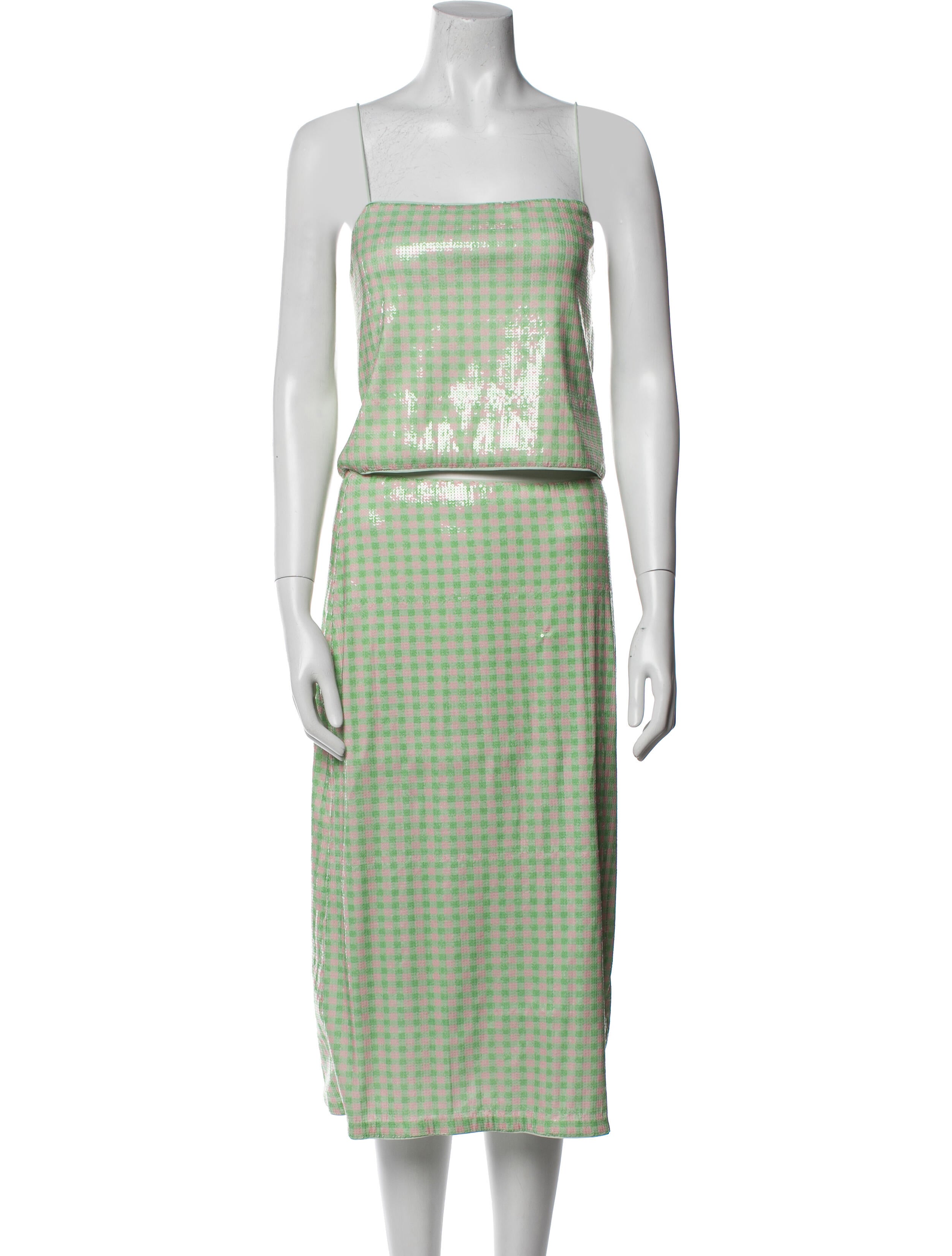 Baum und Pferdgarten Sequin Embellishments Skirt Set