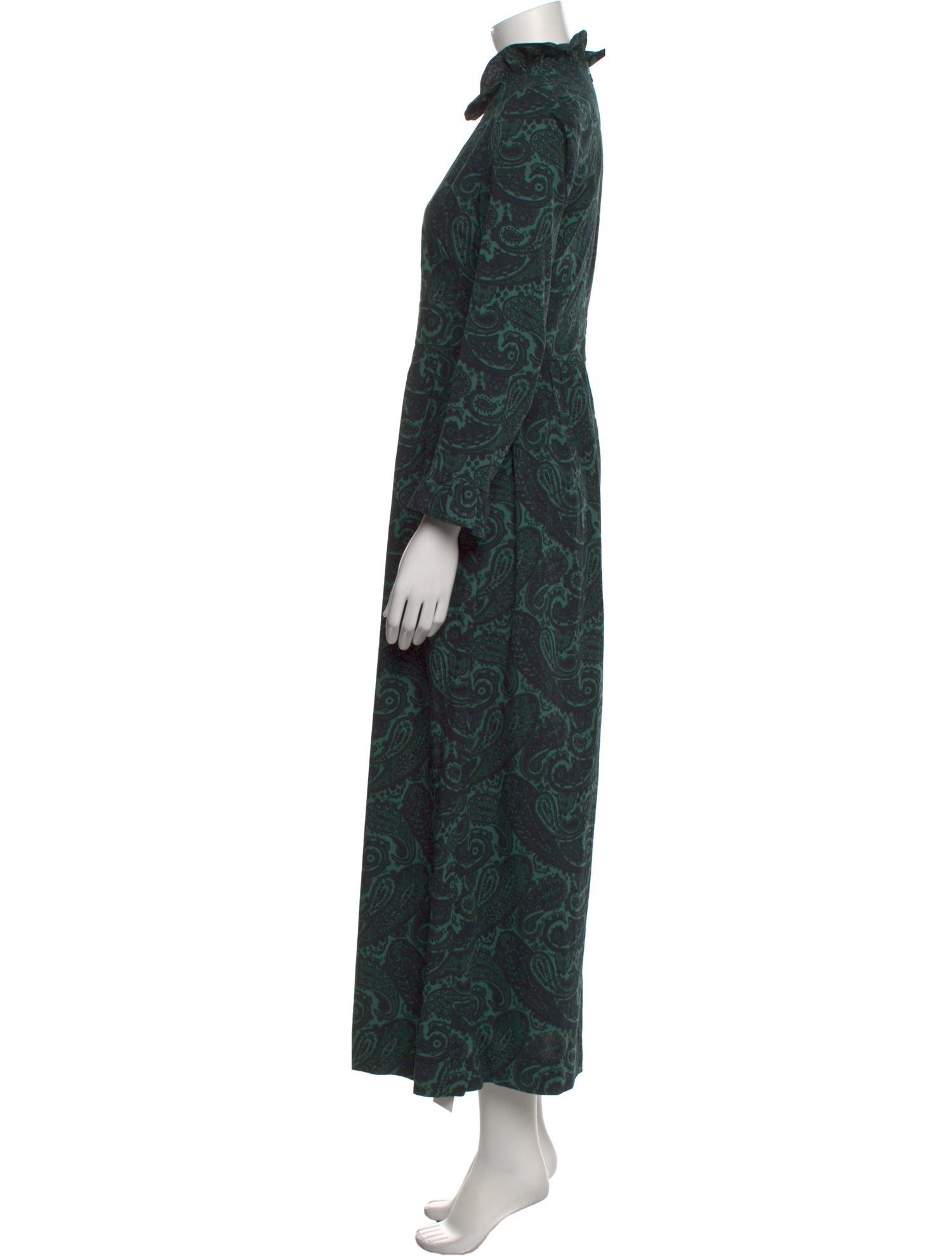 Baum und Pferdgarten Paisley Print Long Dress