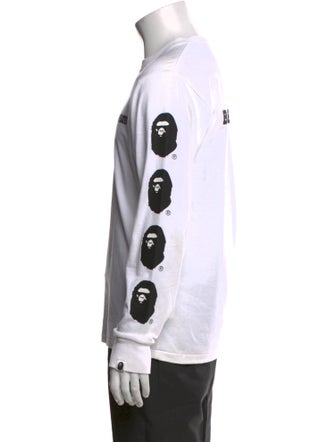 A Bathing Ape x Undefeated Graphic Print Crew Neck T-Shirt