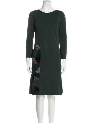 Babel Dresses Printed Knee-Length Dress M