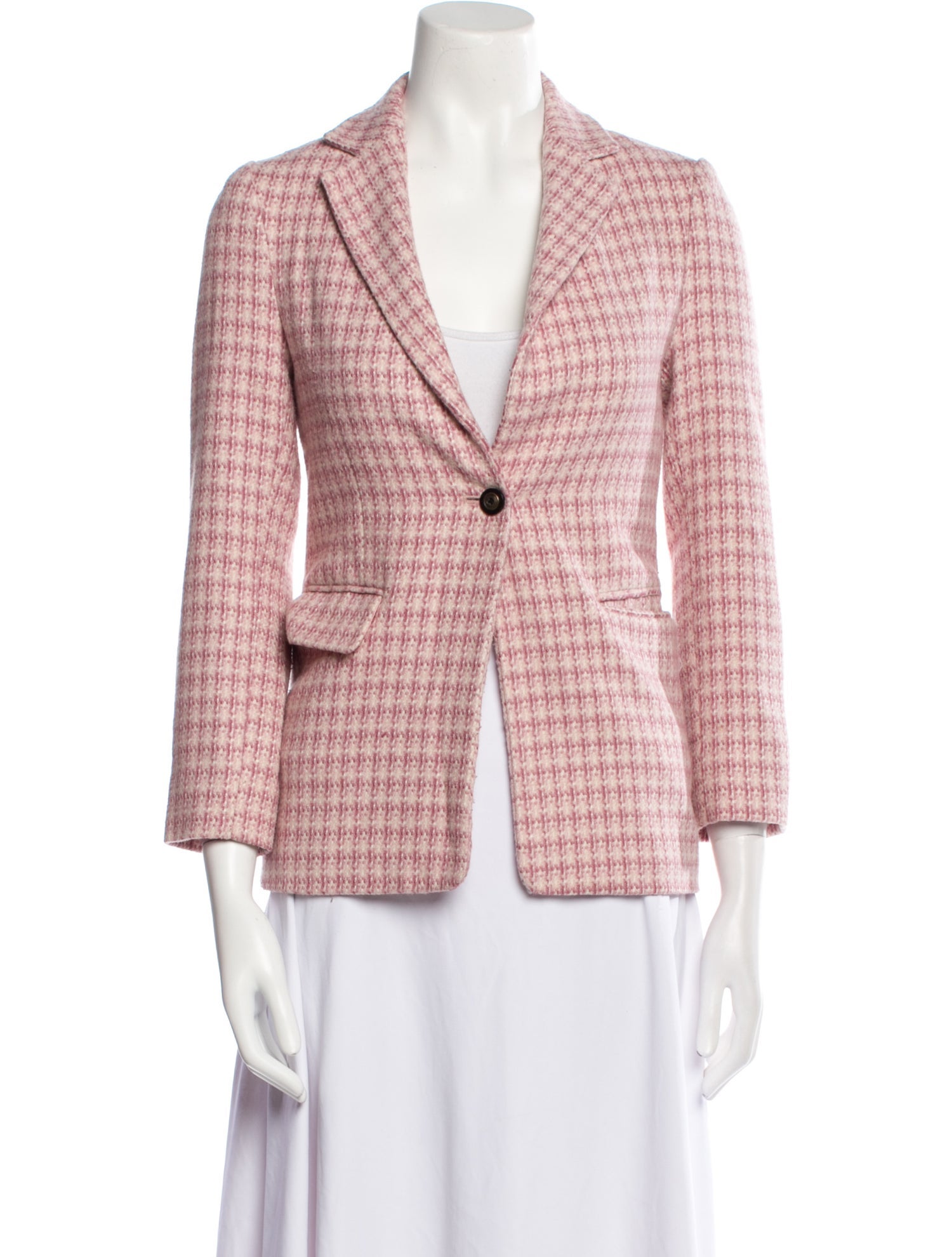 BAOBAB Plaid Print Blazer