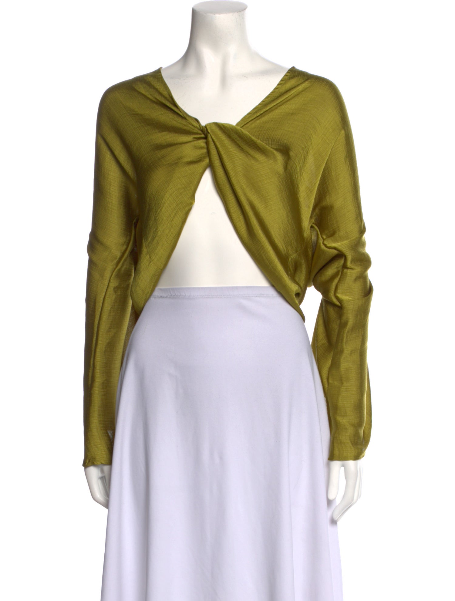 BAOBAB V-Neck Long Sleeve Crop Top