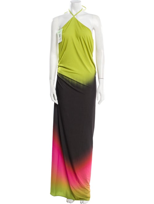 BAOBAB Colorblock Pattern Long Dress