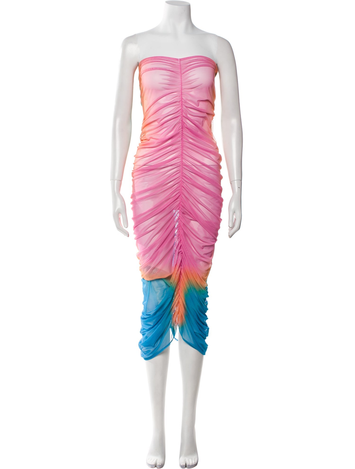 BAOBAB Colorblock Pattern Midi Length Dress