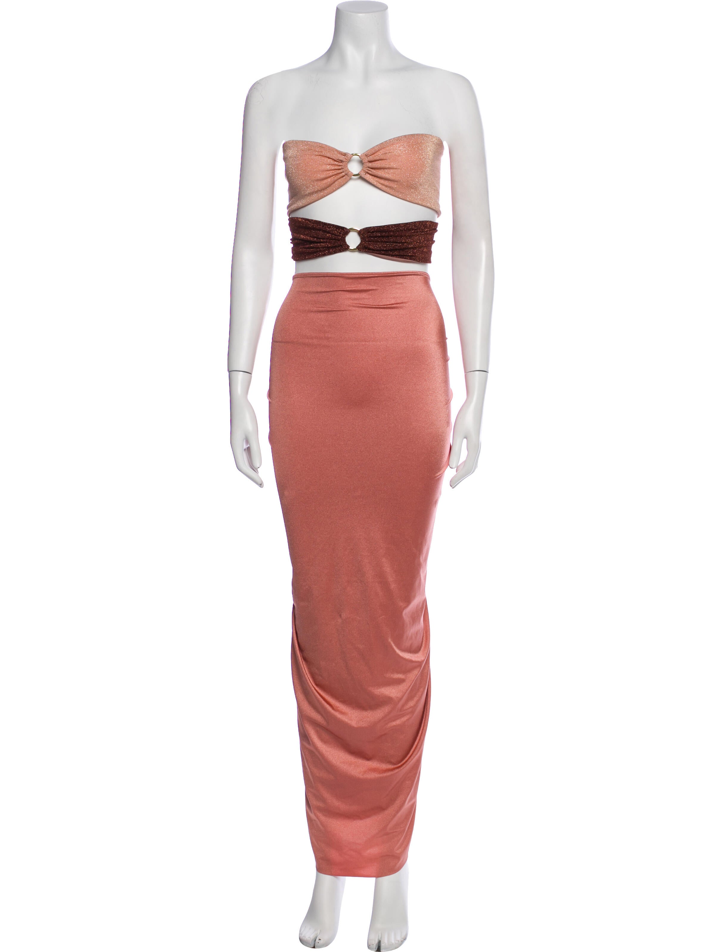 BAOBAB Colorblock Pattern Skirt Set