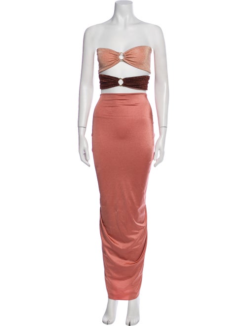 BAOBAB Colorblock Pattern Skirt Set