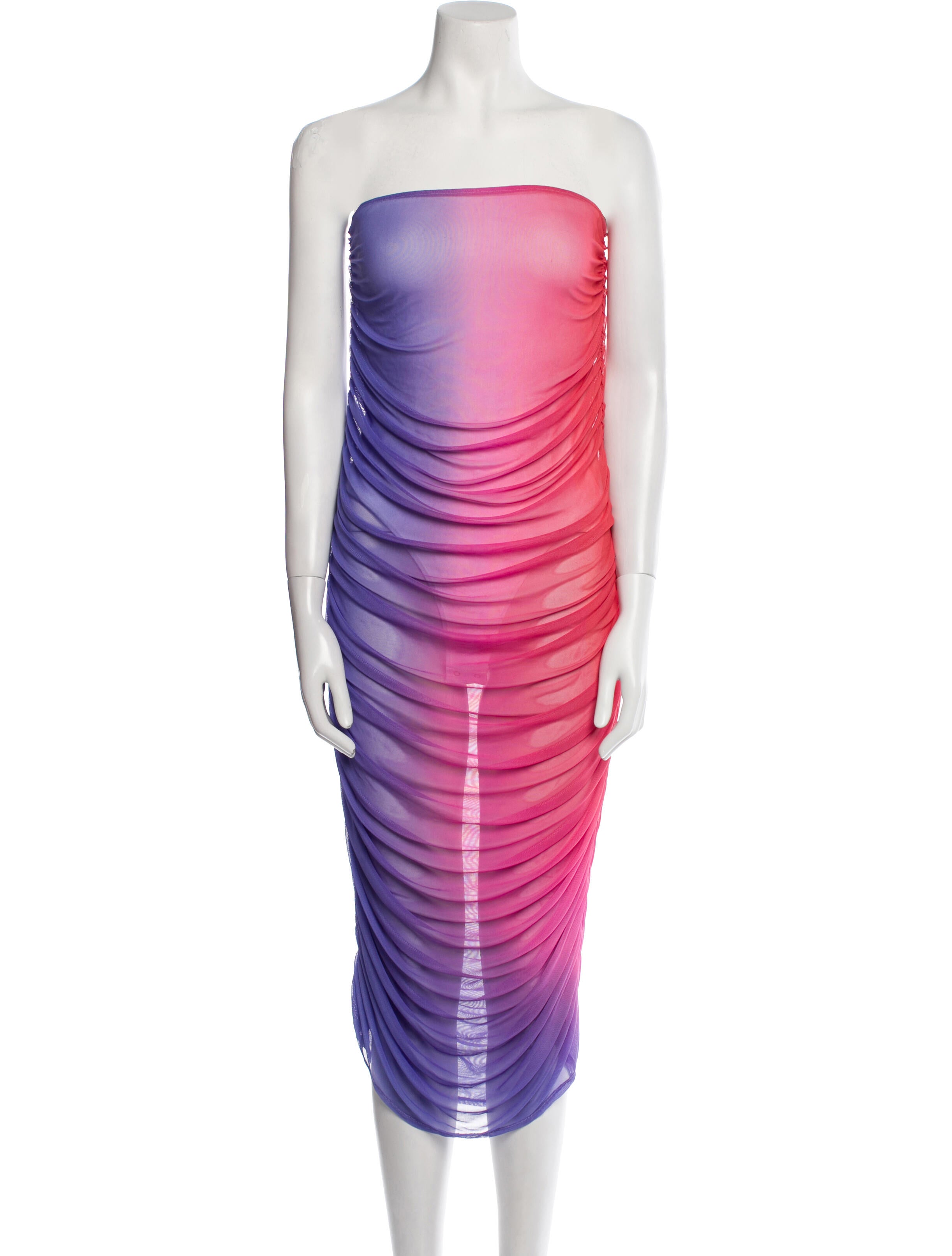 BAOBAB Colorblock Pattern Midi Length Dress