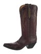 Stallion Boot & Belt Company Leather Graphic Print Western Boots