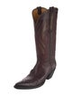 Stallion Boot & Belt Company Leather Graphic Print Western Boots