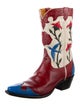 Stallion Boot & Belt Company Leather Printed Western Boots