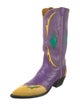 Stallion Boot & Belt Company Leather Printed Western Boots