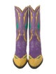 Stallion Boot & Belt Company Leather Printed Western Boots