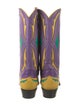 Stallion Boot & Belt Company Leather Printed Western Boots