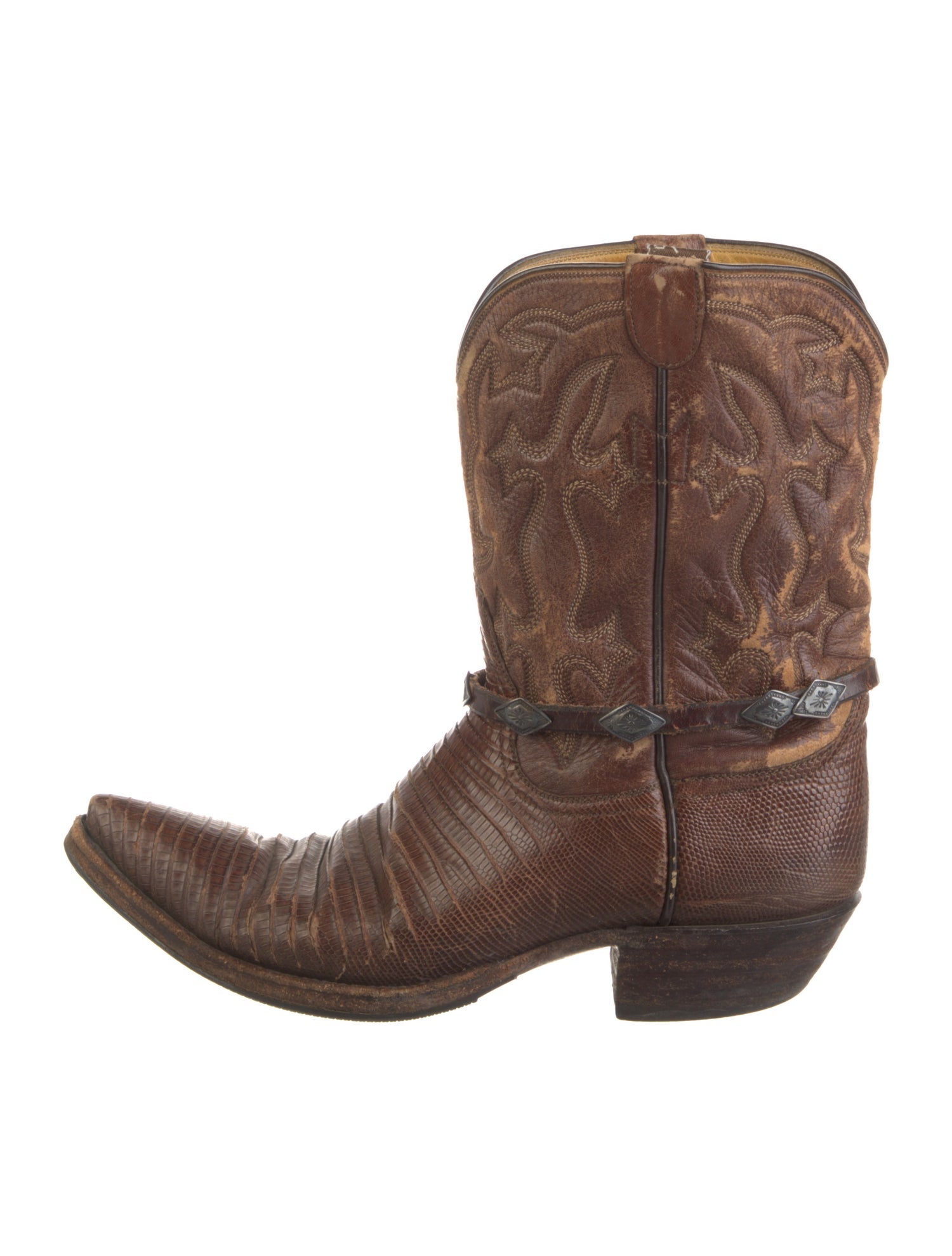 Stallion Boot & Belt Company Leather Patterned Western Boots