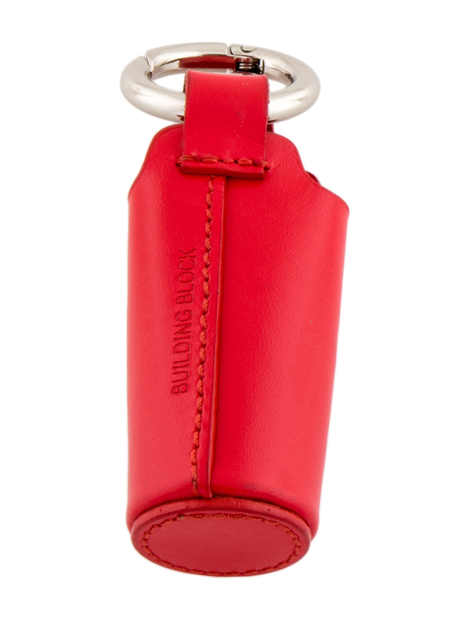 Building Block Leather Keychain