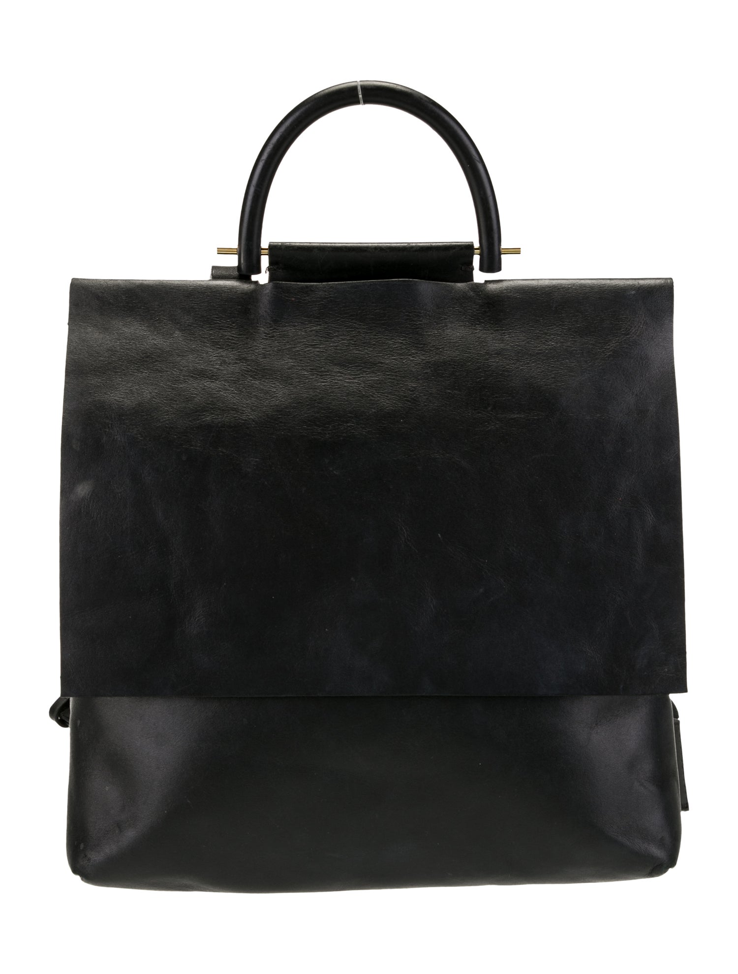 Building Block Leather Tote