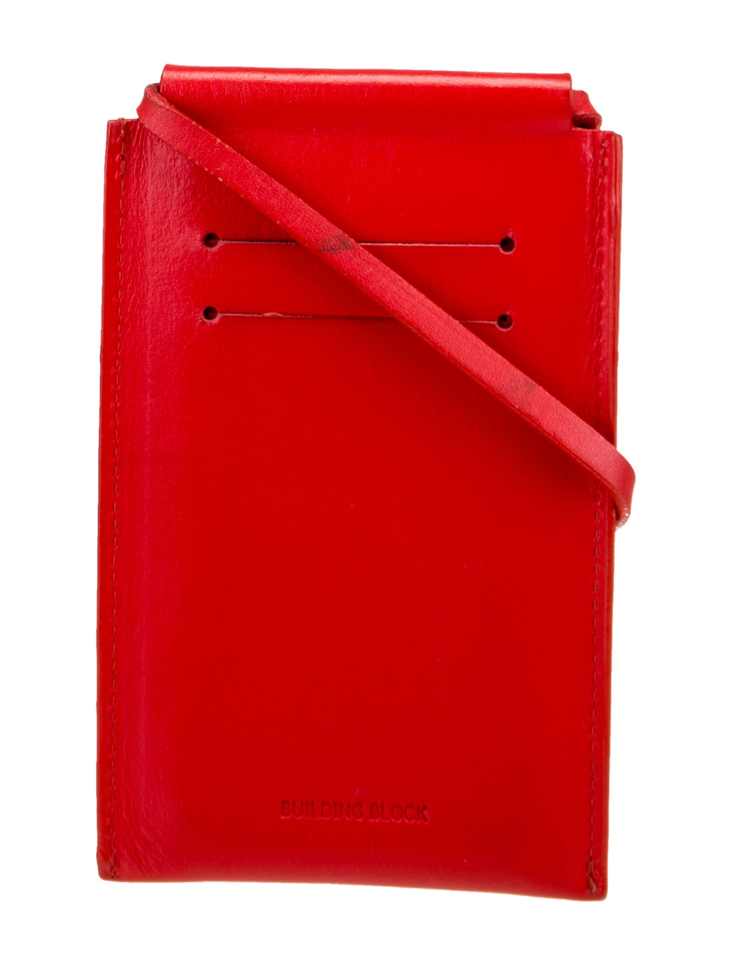 Building Block Leather Crossbody Bag