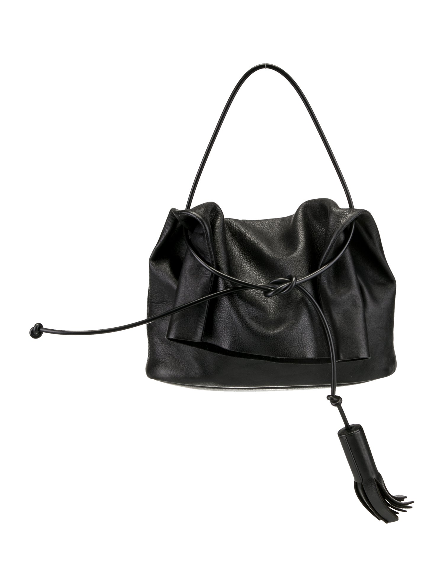 バッグ Building Block leather construction bag Building Block Pebbled Black Bucket Bag | Garmentory
