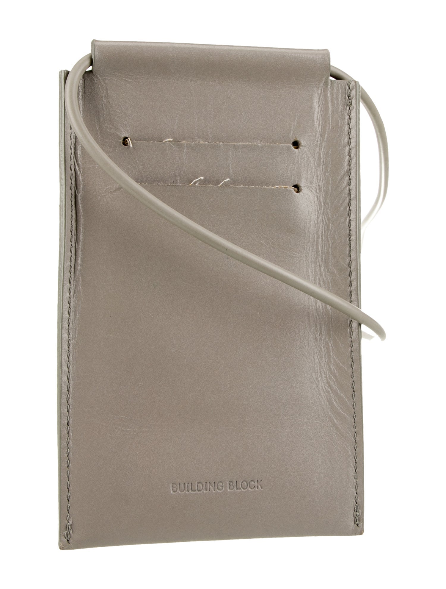 Building Block Leather Crossbody Bag