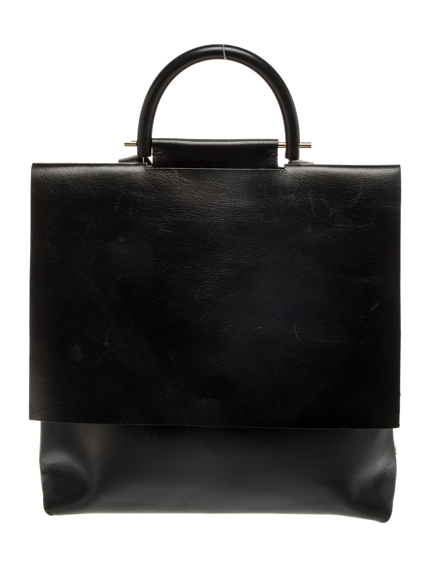 Building Block Leather Tote