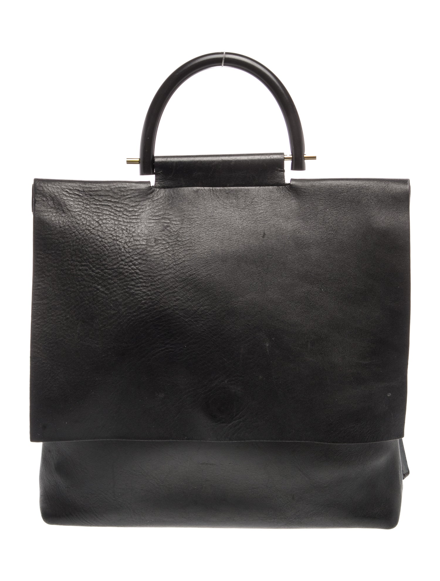Building Block Leather Tote