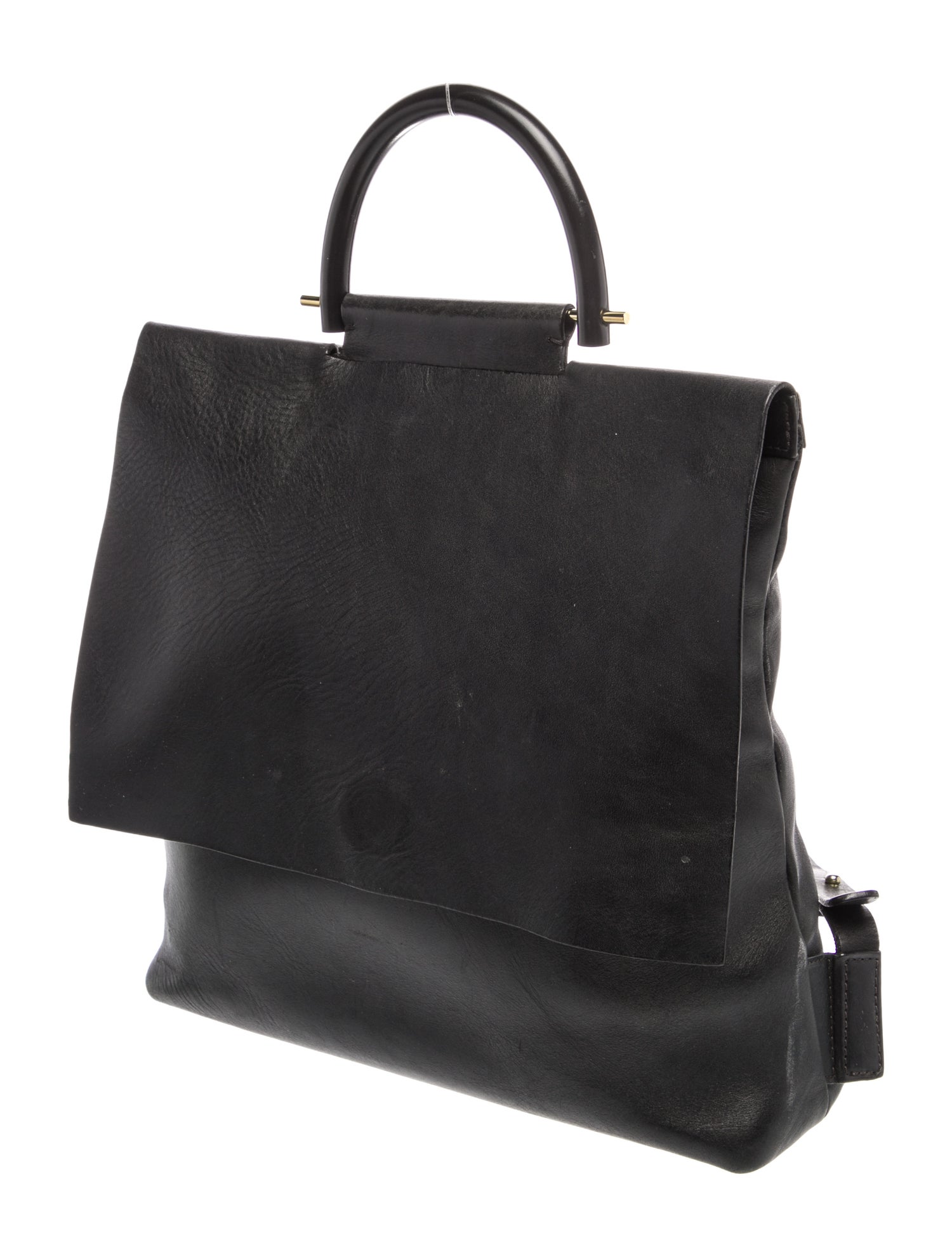 Building Block Leather Tote