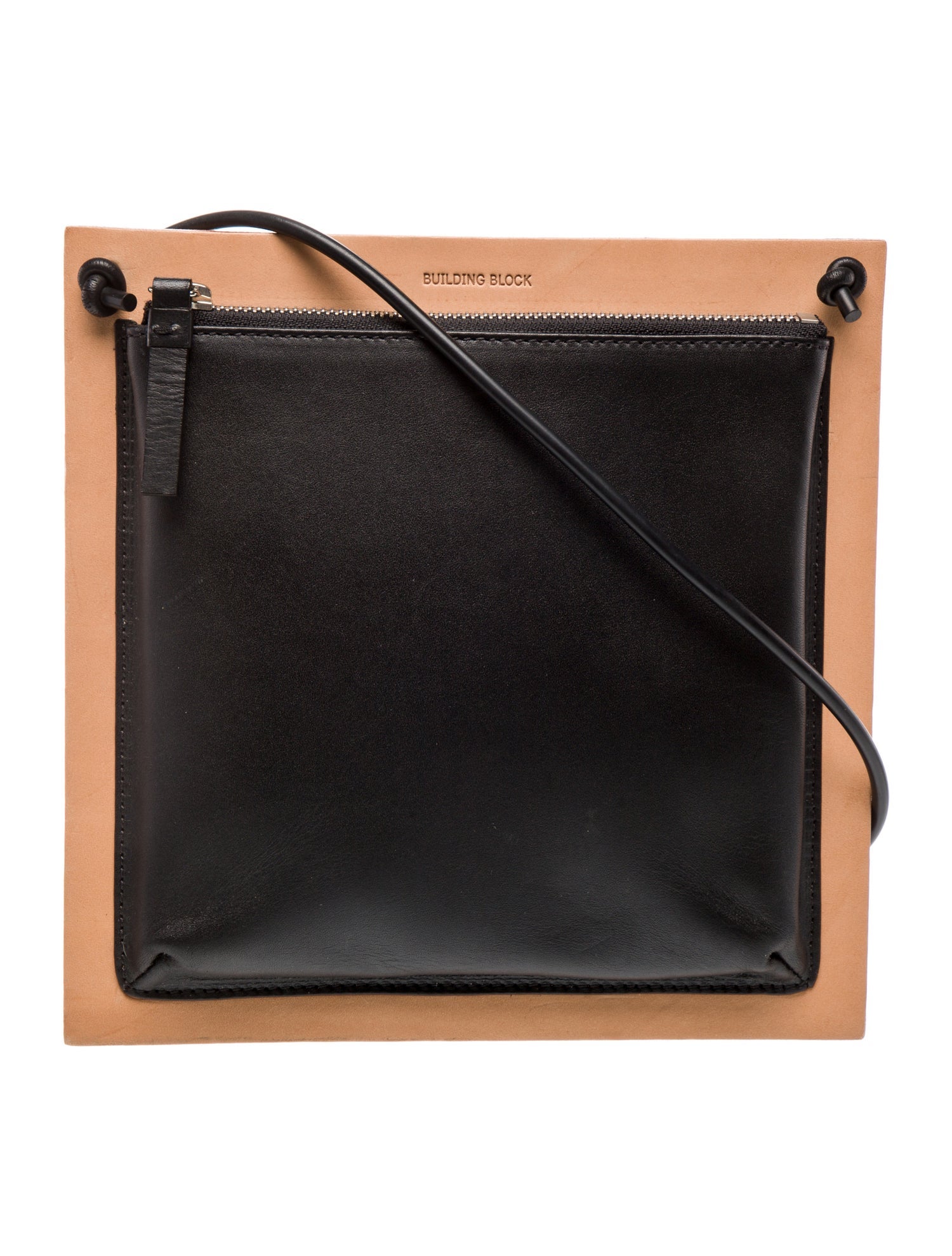 Building Block Leather Crossbody Bag
