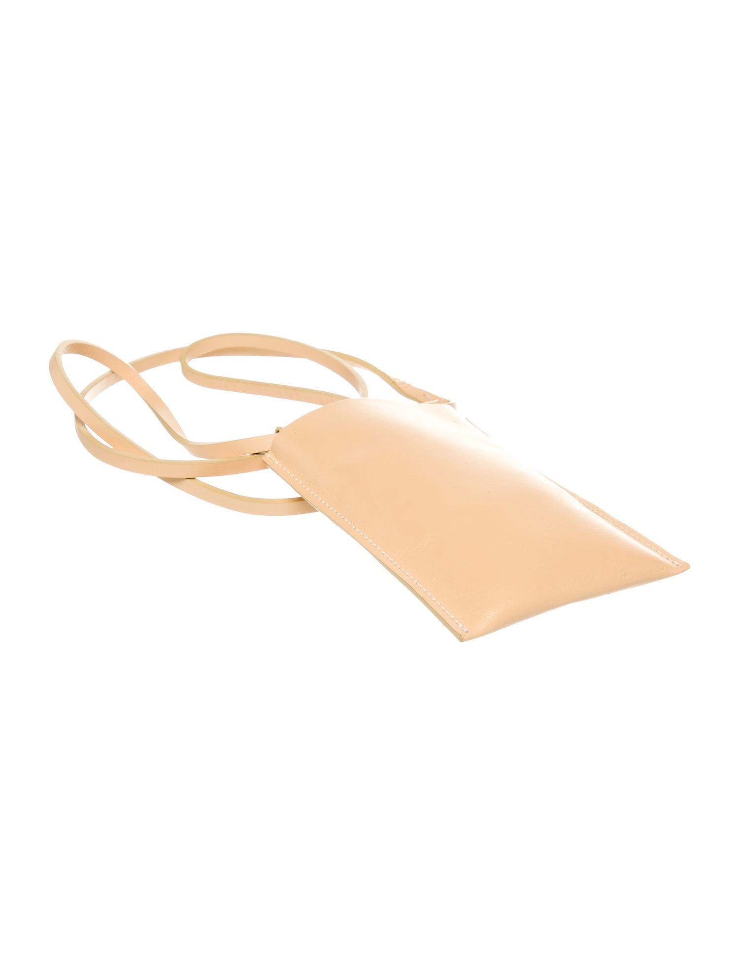 Building Block Leather Bucket Bag