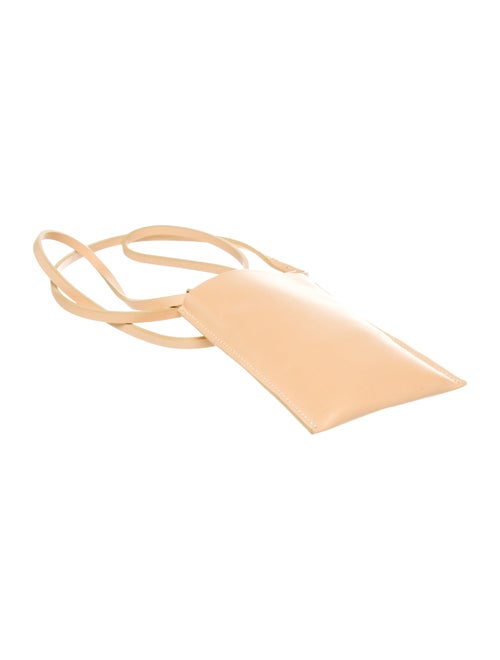 Building Block Leather Bucket Bag