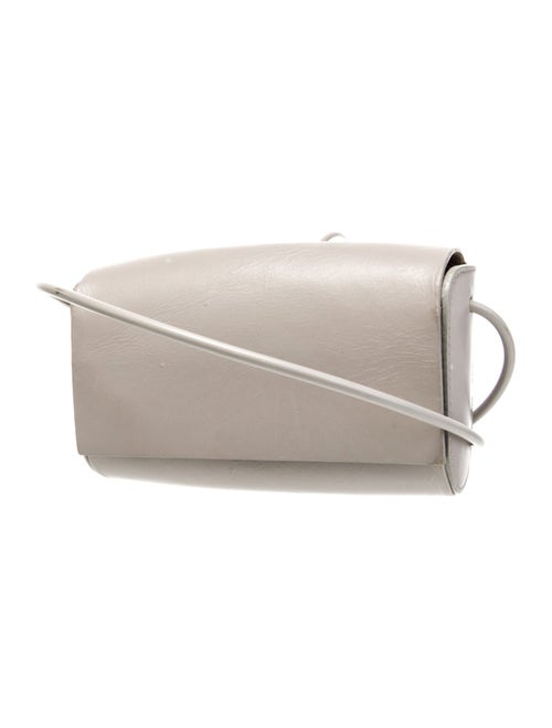 Building Block Leather Evening Bag