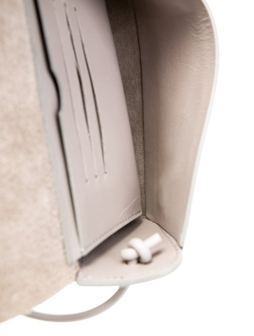 Building Block Leather Evening Bag