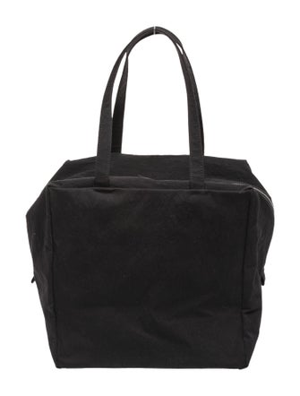 Building Block Nylon Top Handle Bag