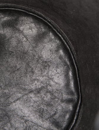 Building Block Leather Bucket Bag