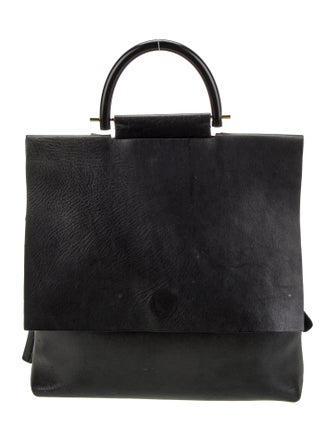 Building Block Leather Tote
