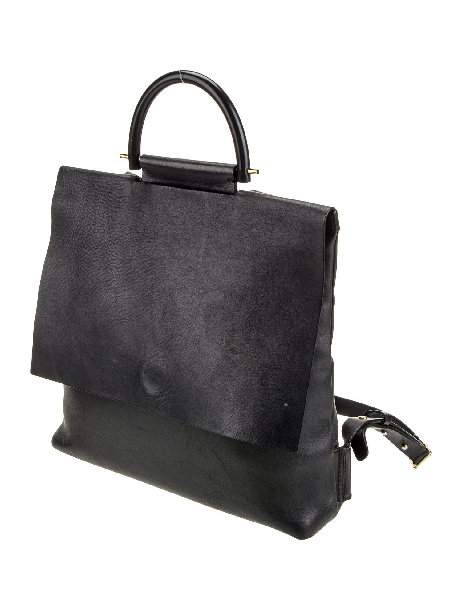 Building Block Leather Tote