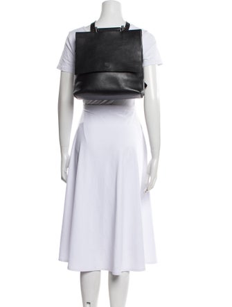 Building Block Leather Tote