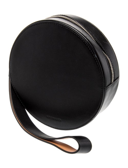 Building Block Leather Evening Bag