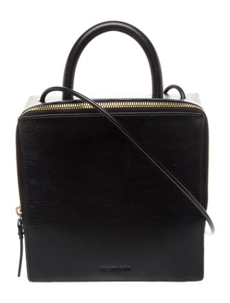 Building Block Leather Crossbody Bag