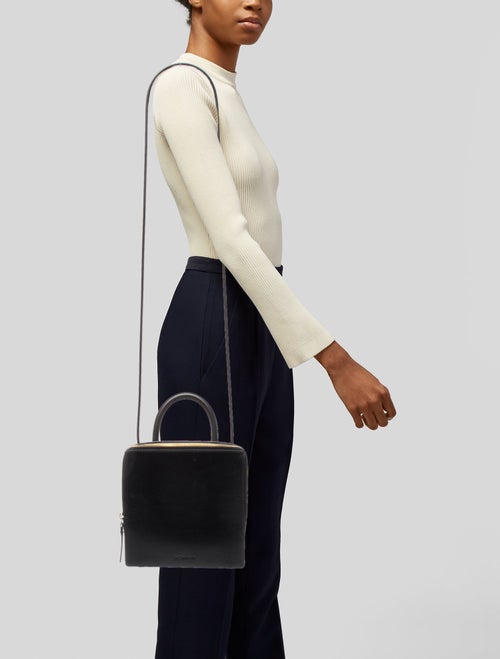 Building Block Leather Crossbody Bag