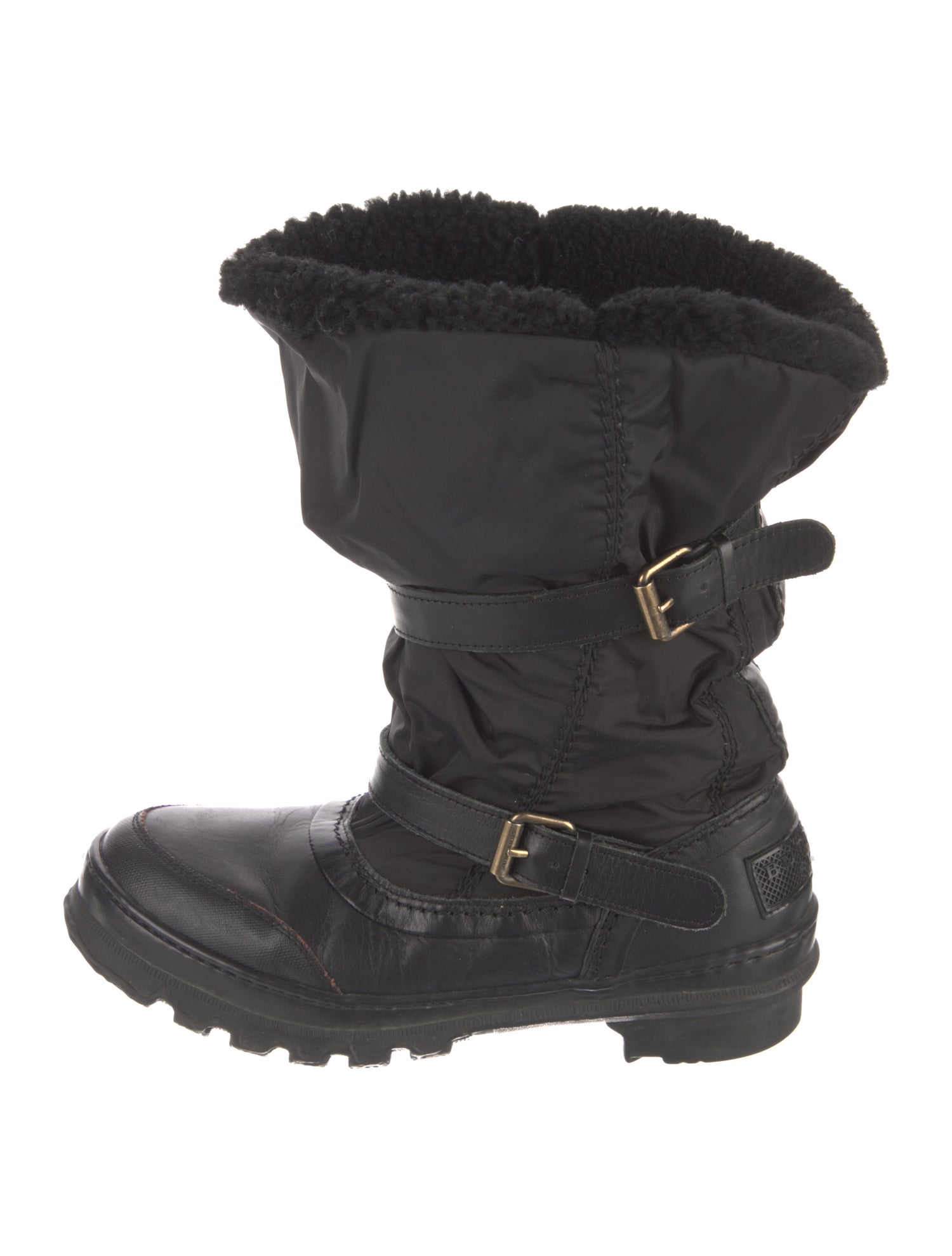 Burberry Sport Nylon Moto Boots