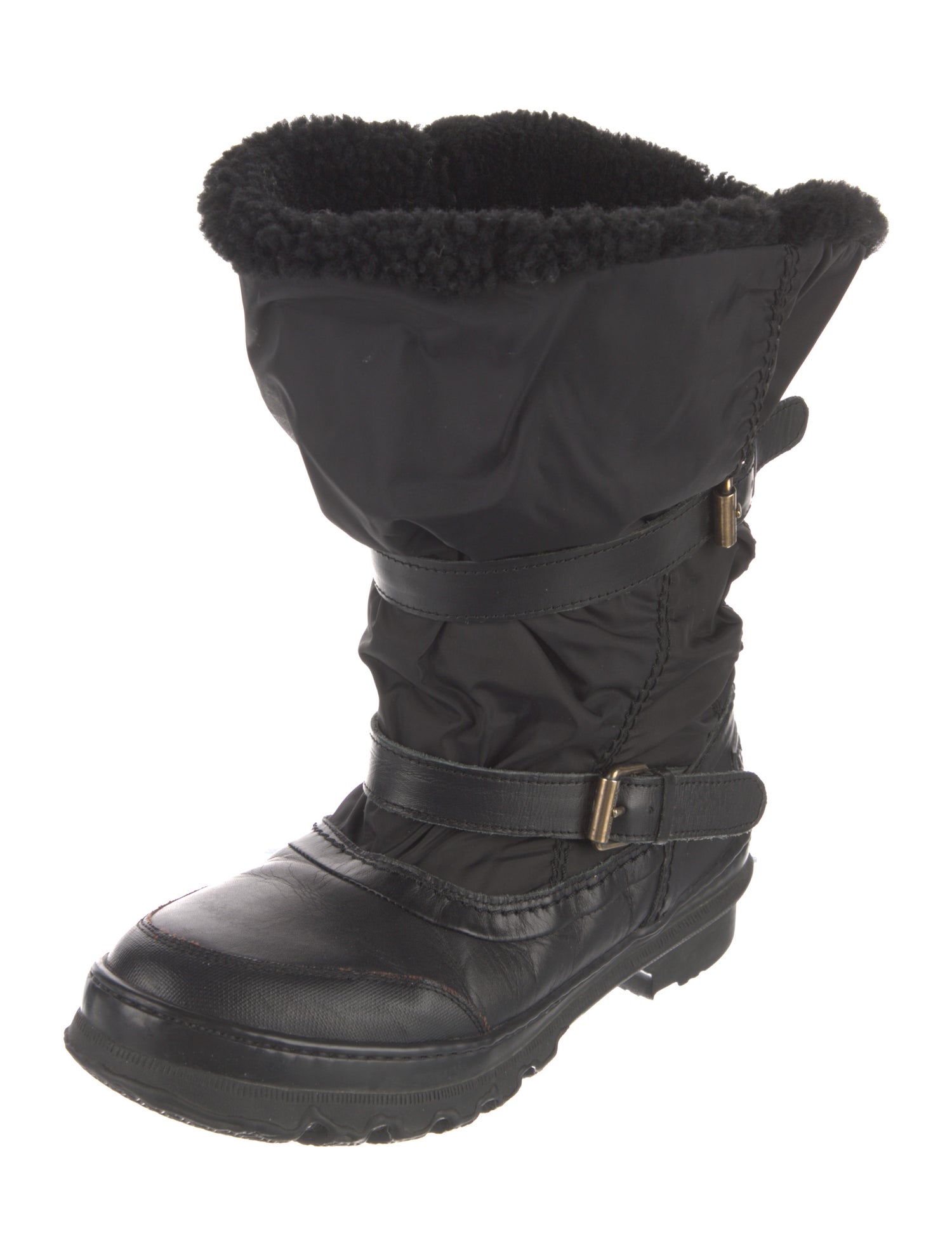 Burberry Sport Nylon Moto Boots
