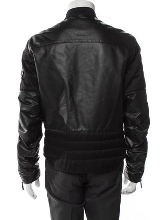 Burberry Sport Leather Moto Jacket