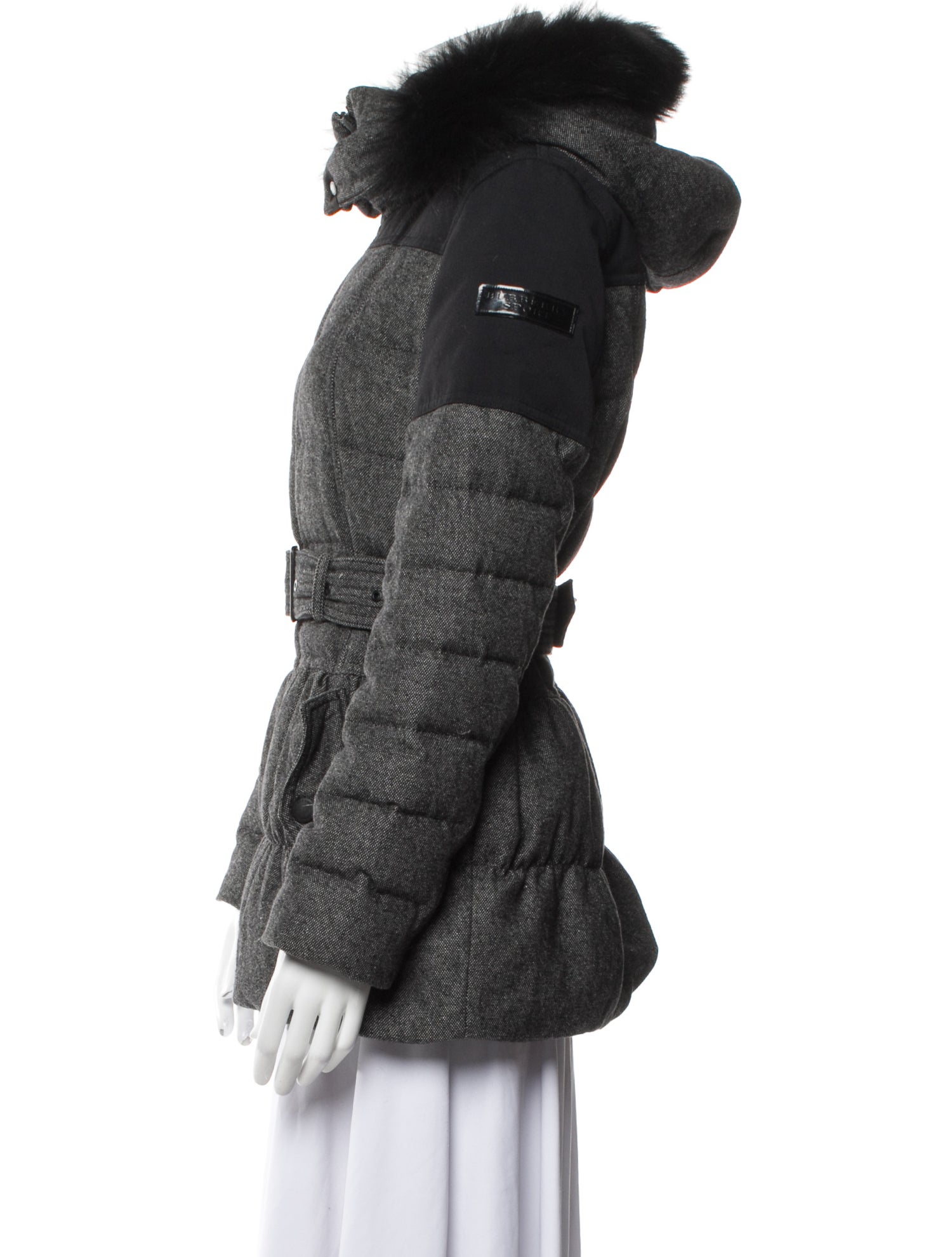 Burberry Sport Colorblock Pattern Coat
