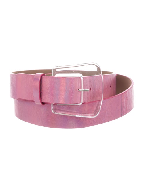 B-Low The Belt Metallic Leather Hip Belt Pink