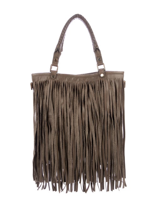 B-Low The Belt Twiggy Fringe Tote Brown